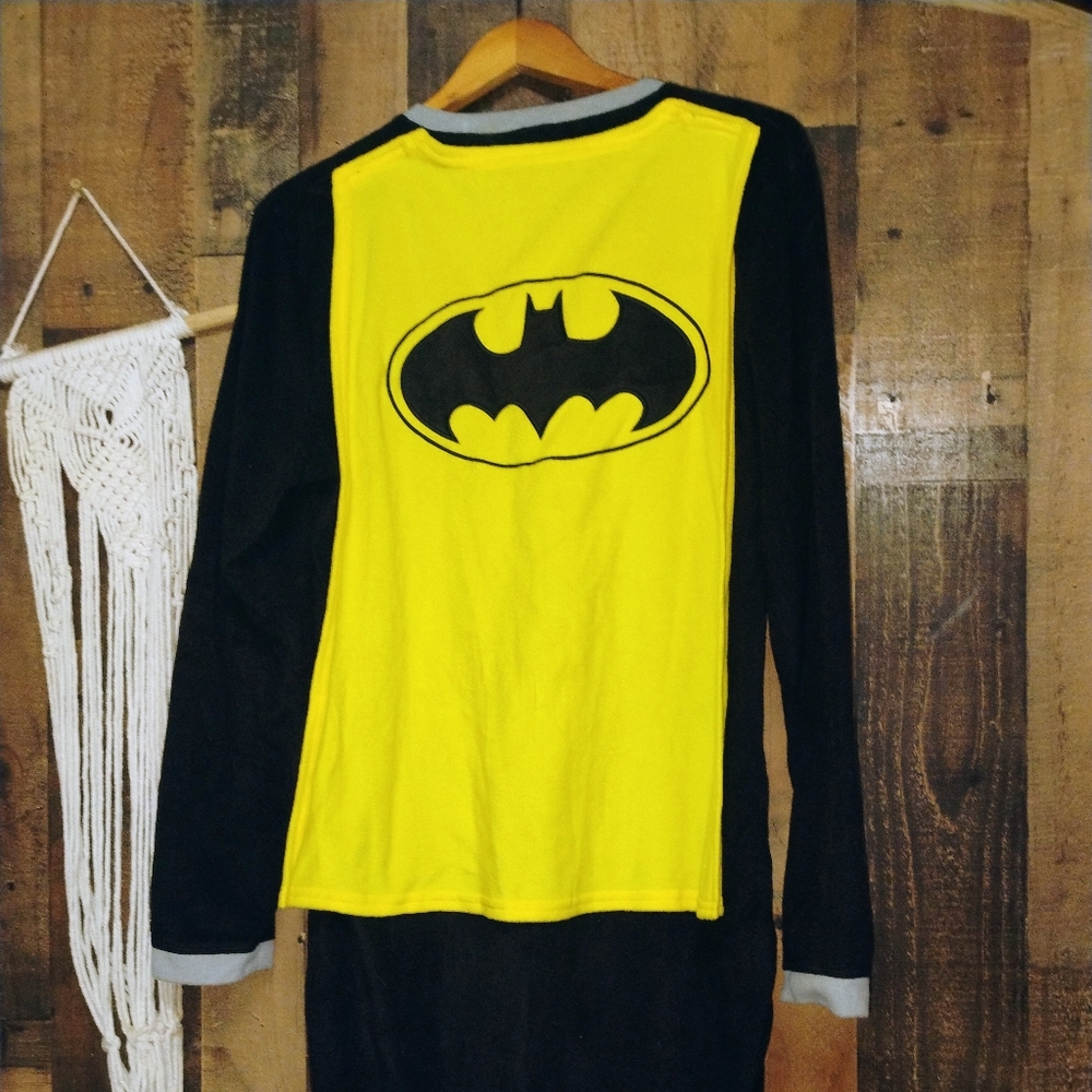 DC Comics Batman Onesie Costume With Cape And Pockets Size Medium Men's - Picture 5 of 7